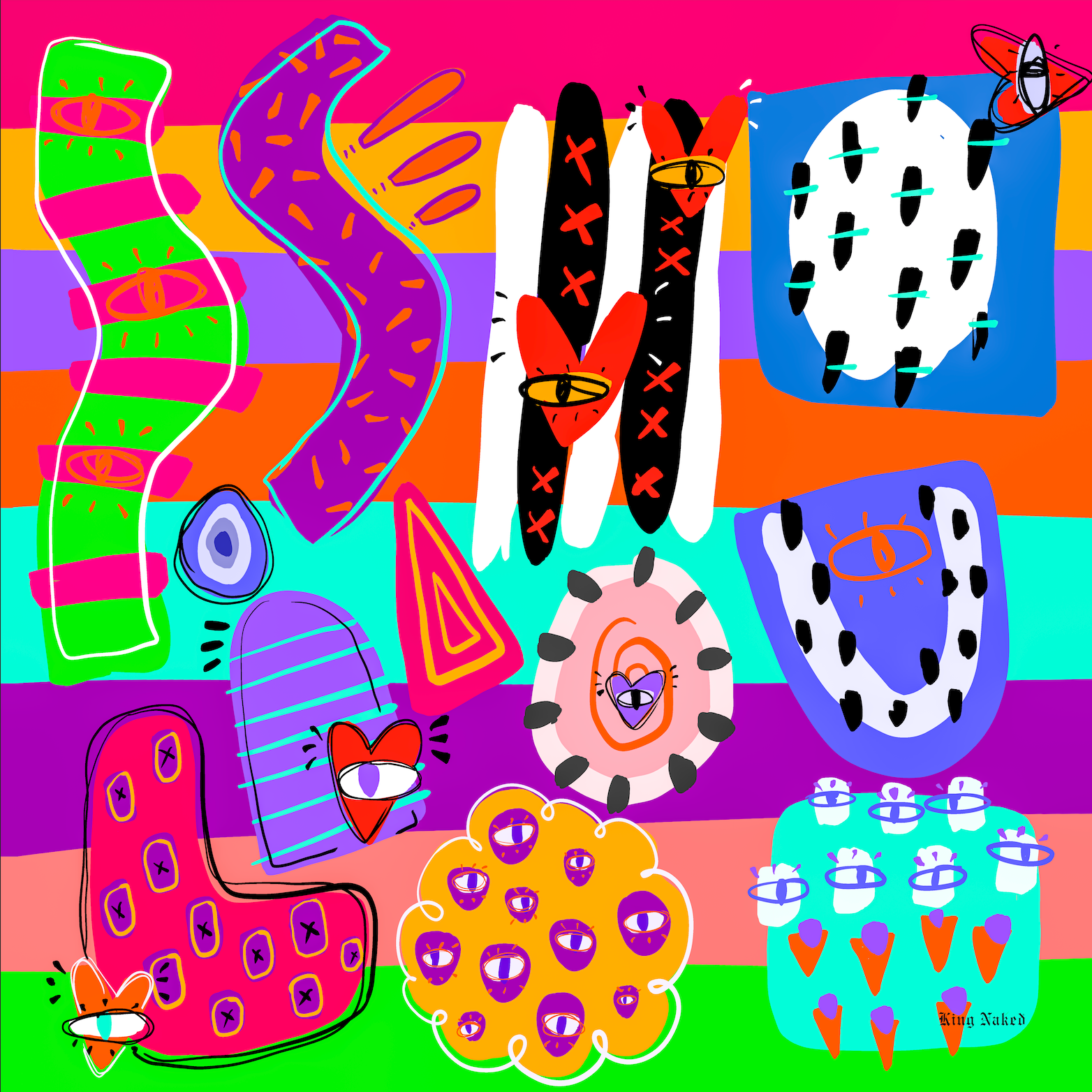 Let's Dance Square Scarf