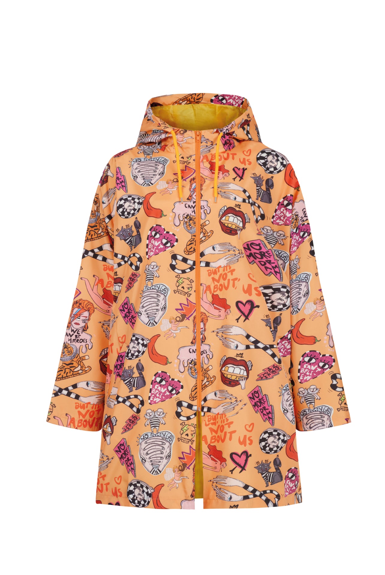 Not About Us Oversize Raincoat