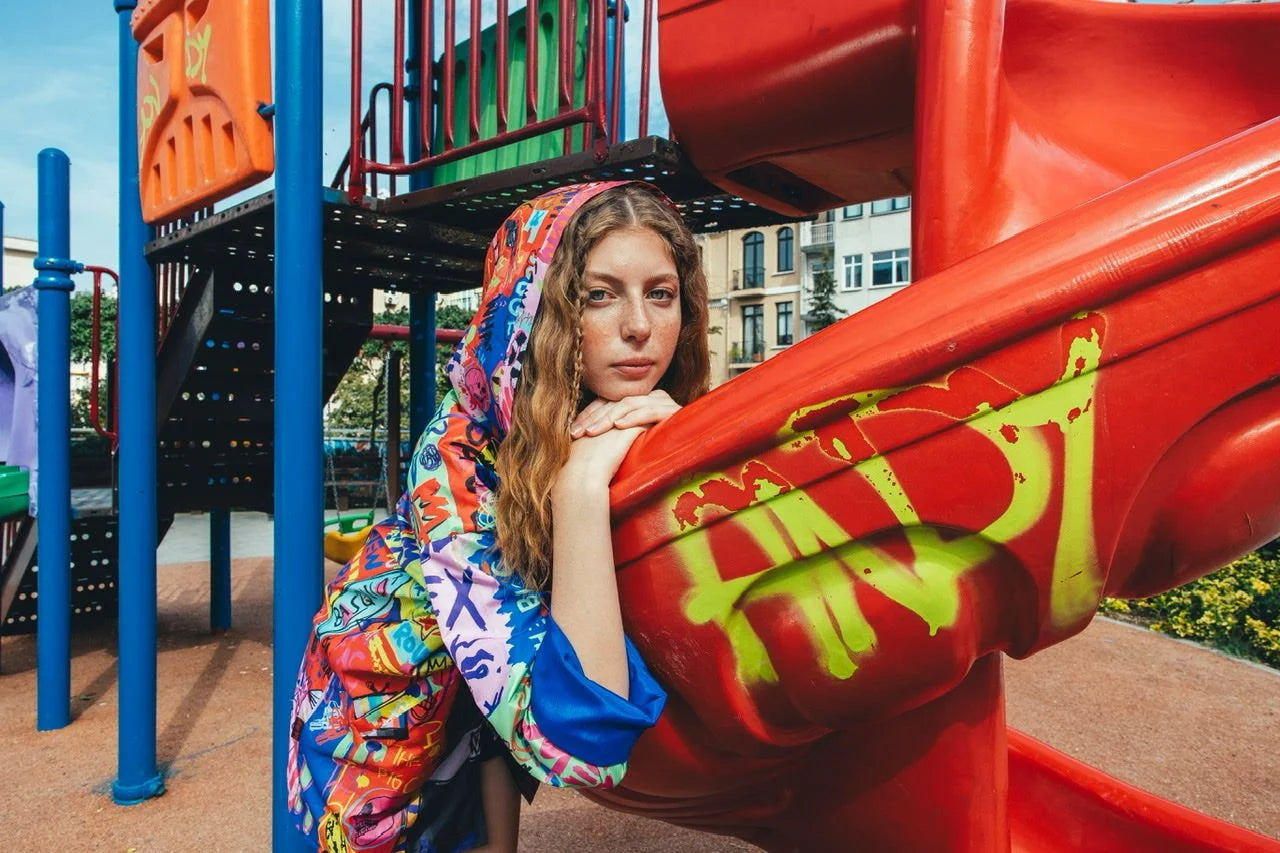 Fifteen Minutes Oversized Raincoat