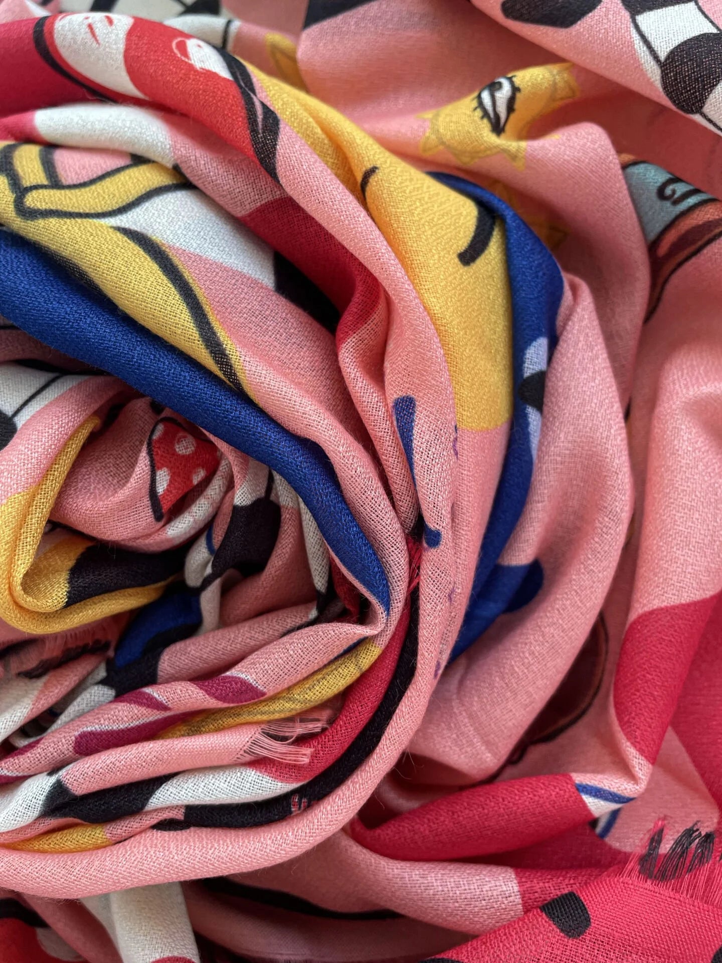 Art for Art  Illustrated Rectangular Scarf