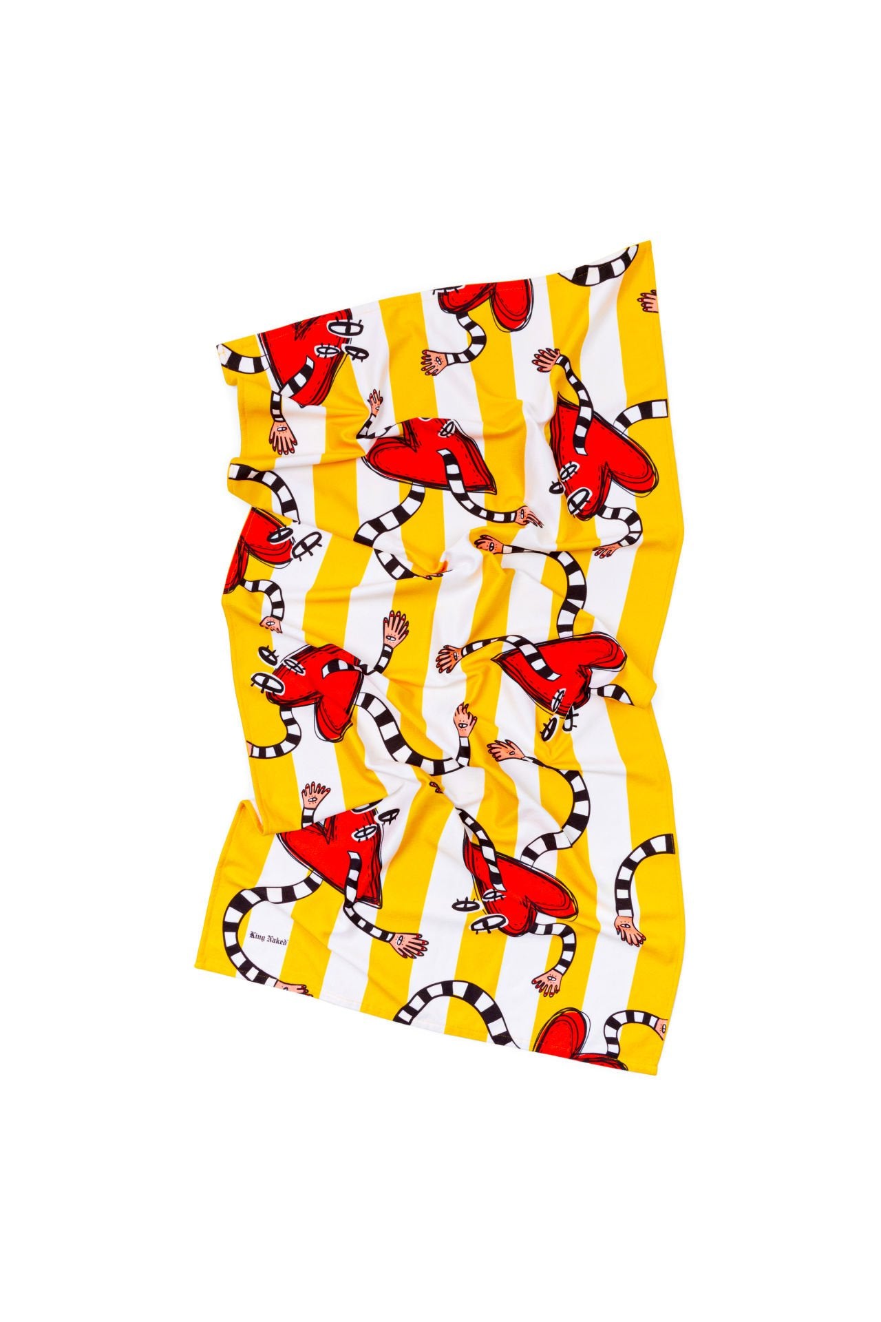 Take That Illustrated Beach Towel