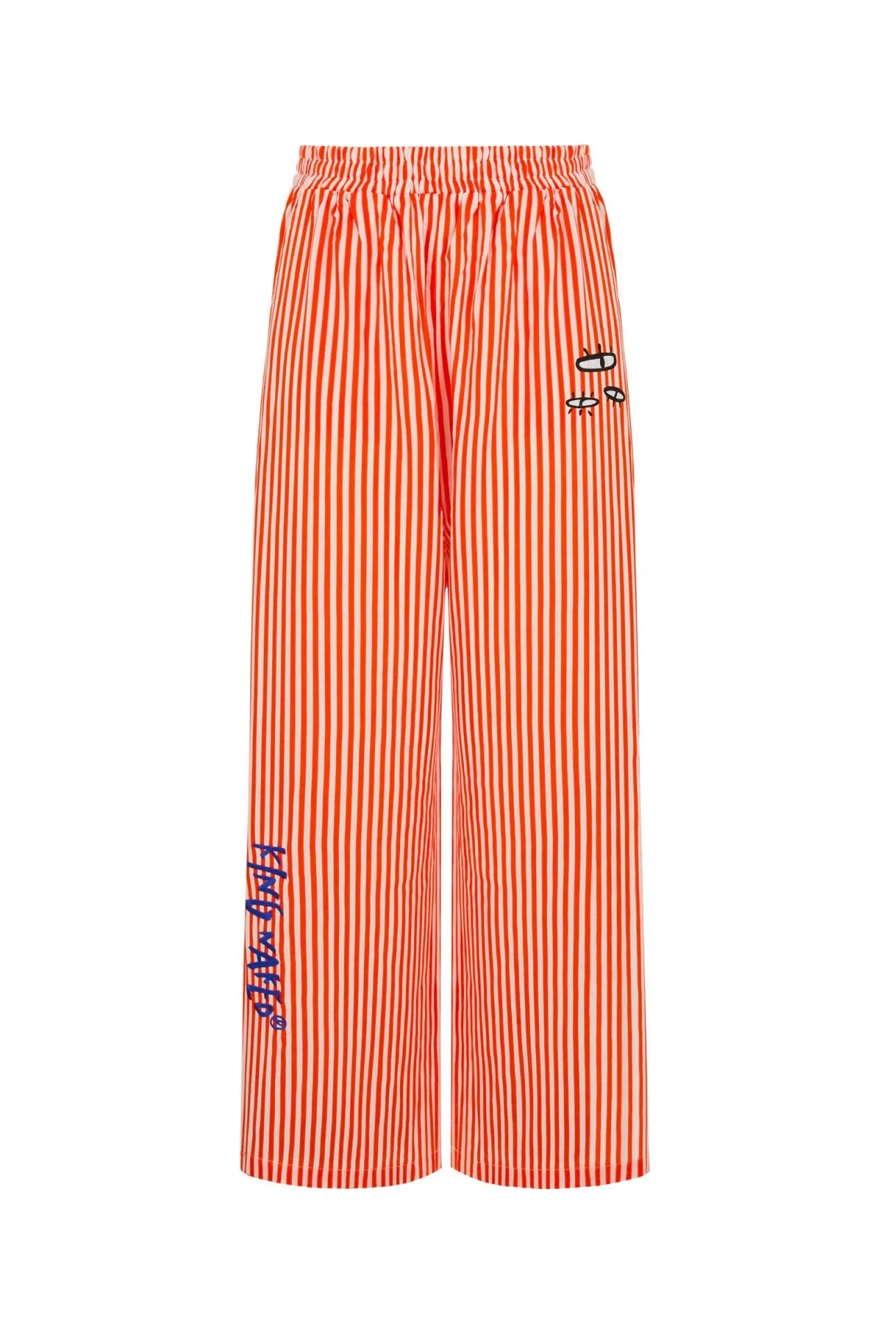 Gaze Upon Me Unisex Striped Pants – Red