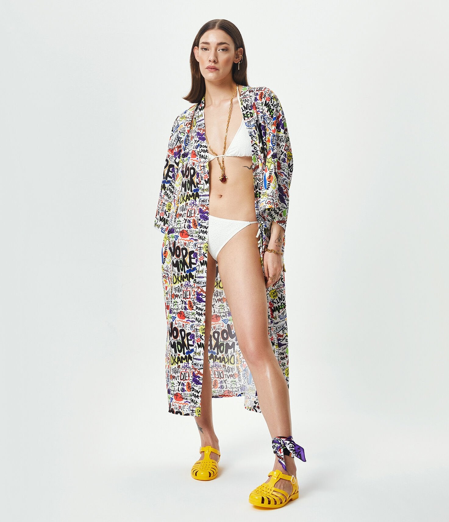 Rebel Illustrated Square Scarf