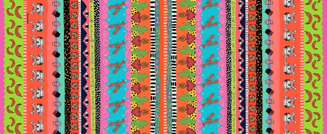 Love Potion Illustrated Rectangular Scarf
