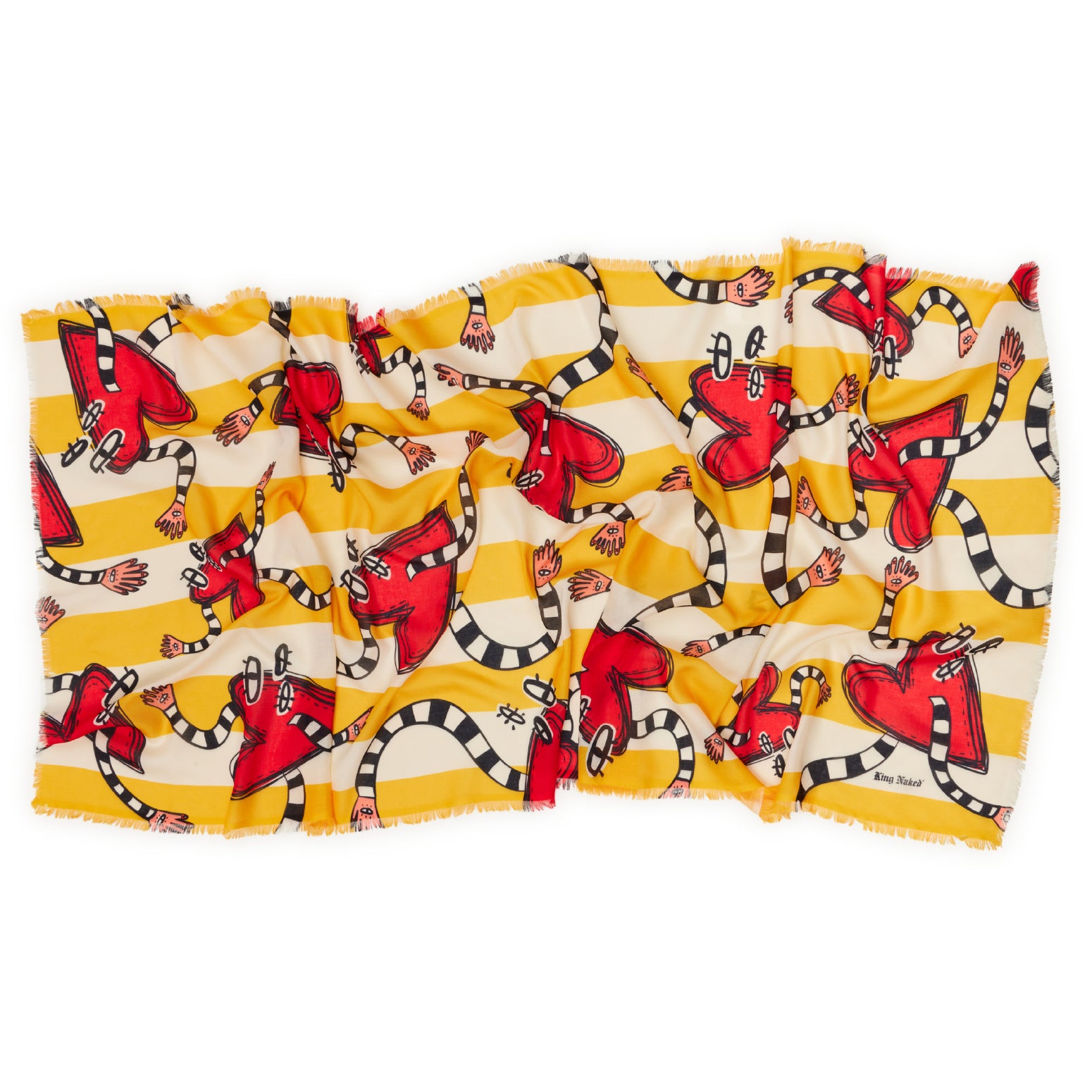 Take That Illustrated Rectangular Scarf